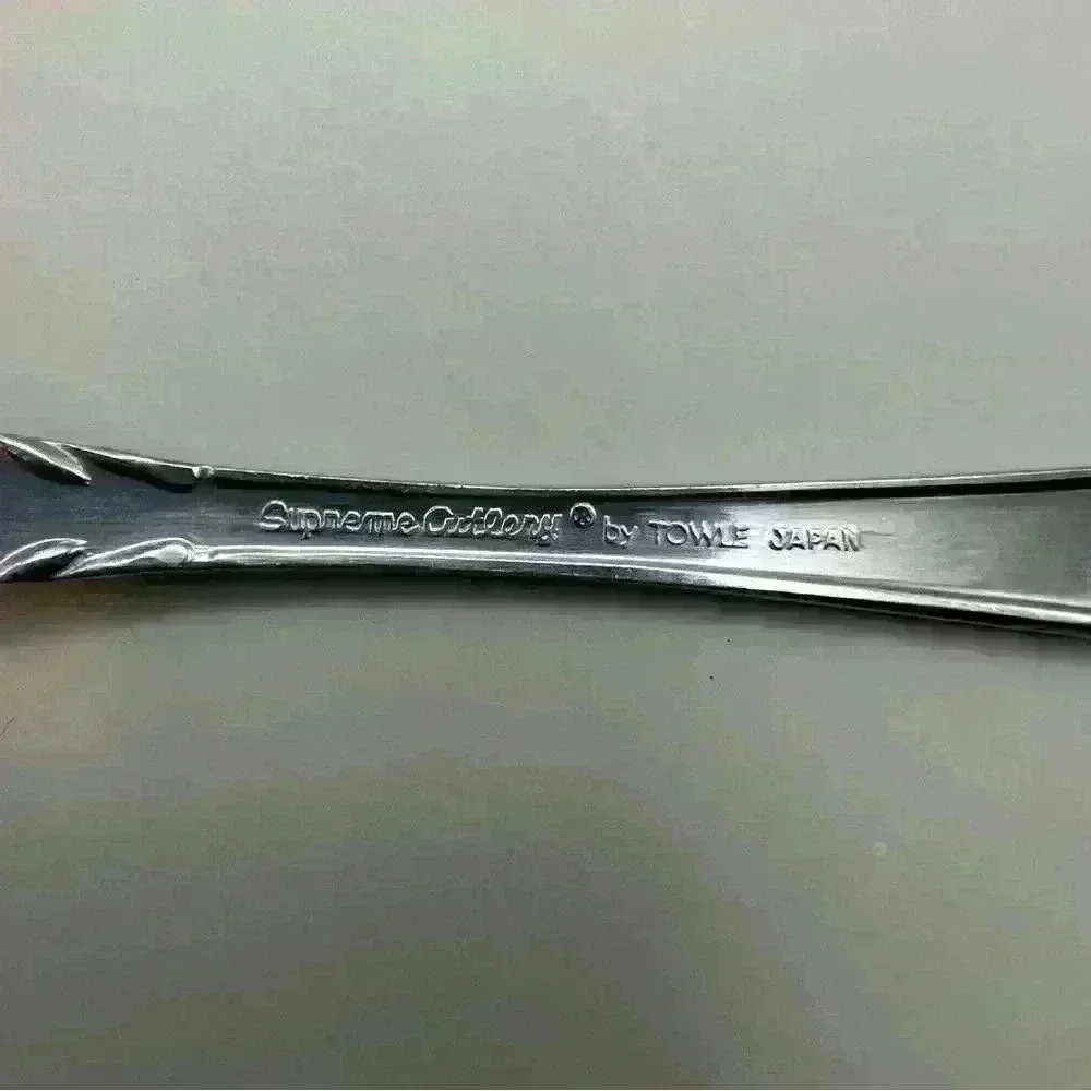 Set Of 3 Towle Supreme Cutlery 5.5” Winter Rose Cocktail/Seafood Fork Stainless